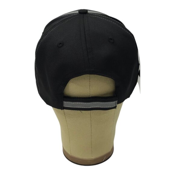 Hubbell Power Systems Strapback Cap Structured Trucker Reflective Baseball Hat - Picture 4 of 13
